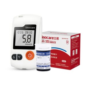 血糖仪(套装)(三诺) GA-3型血糖仪+50片血糖试纸+50支采血针